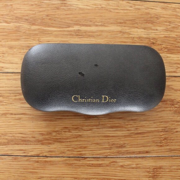 Christian Dior Vintage Italy Oval Ivory Round Sunglasses Kurt Cobain - Picture 4 of 5